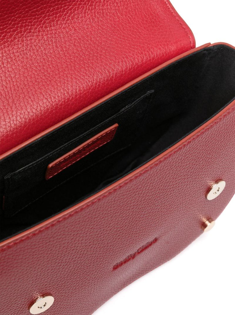 Red Mara Leather Cross Body Bag