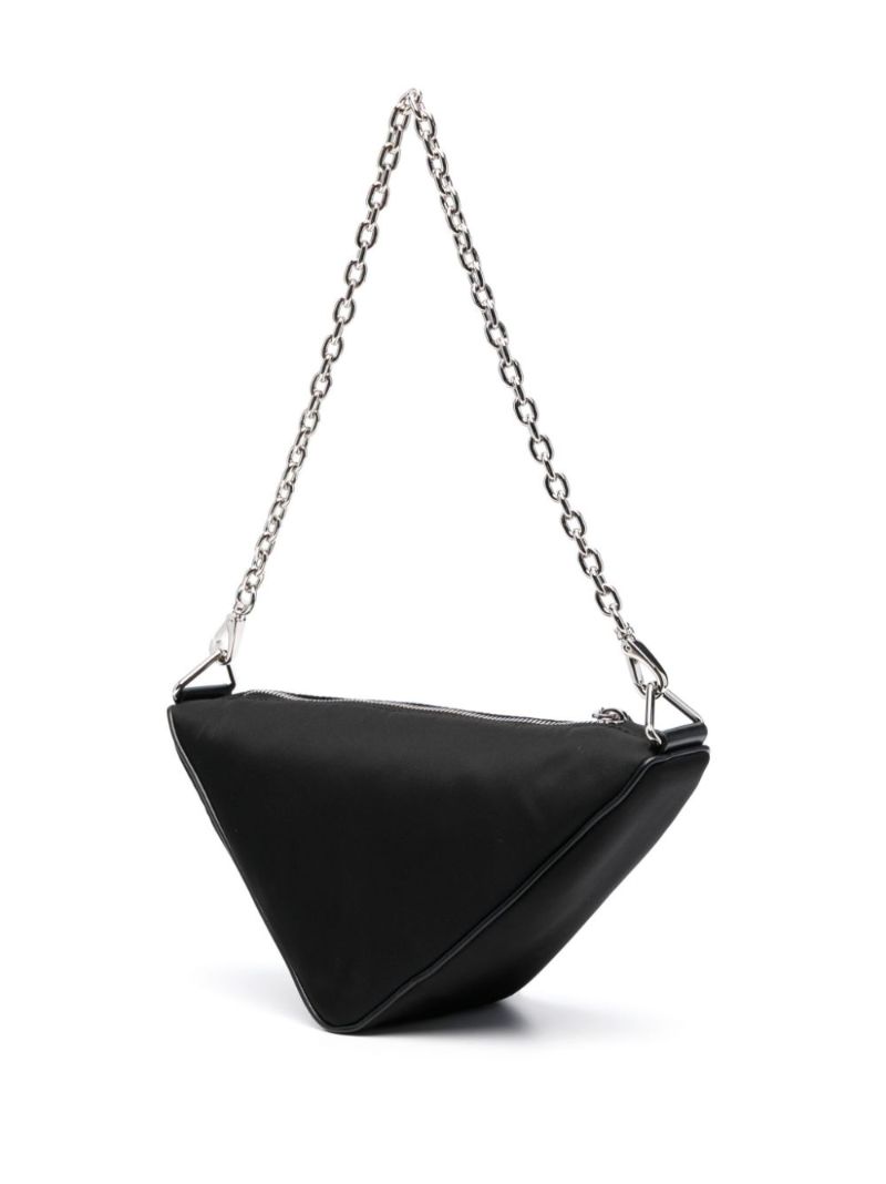 Black Triangle Shoulder Bag