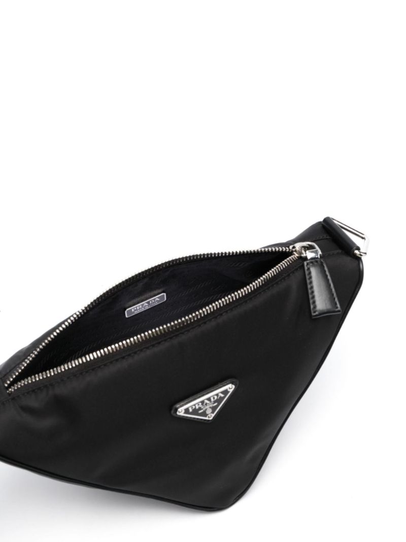 Black Triangle Shoulder Bag