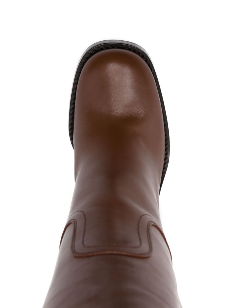 Brown 90 Leather Boots