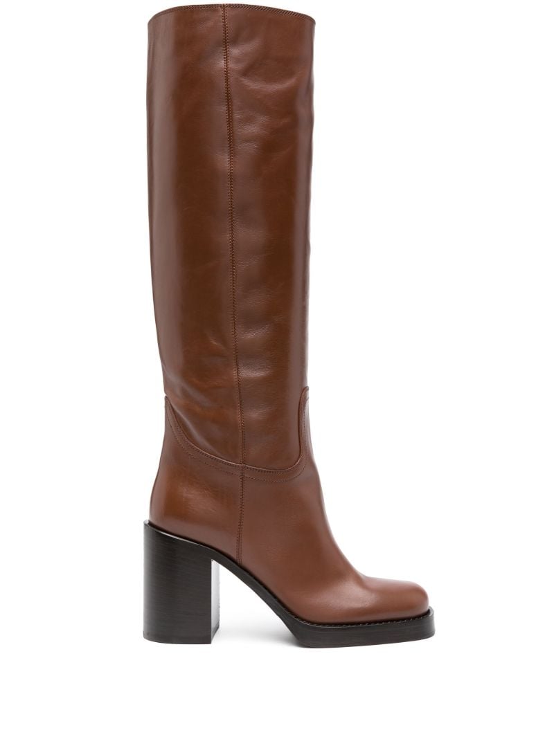 Brown 90 Leather Boots