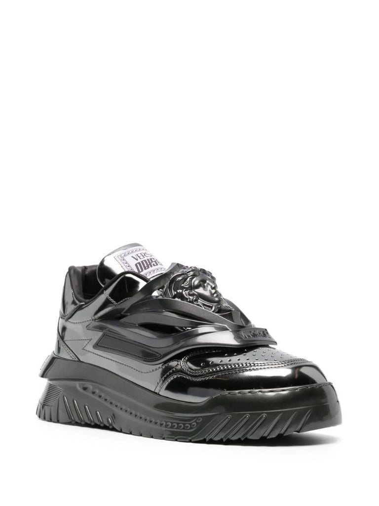 Black Odissea Leather Sneakers