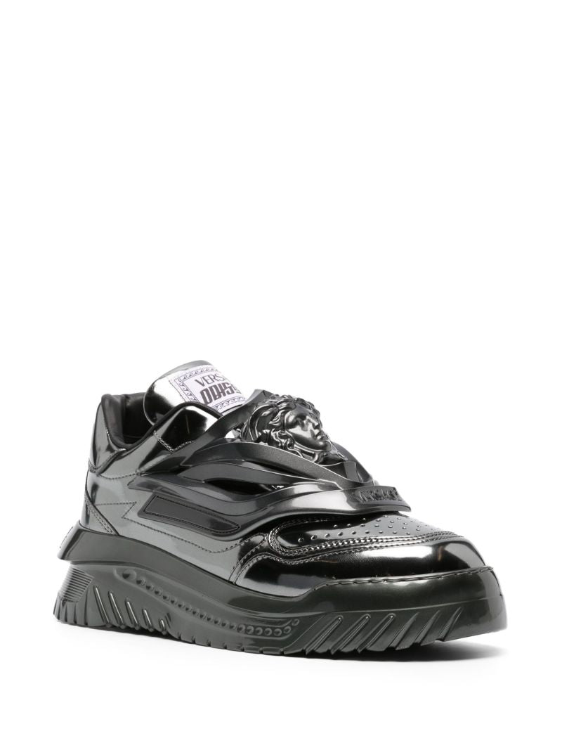 Black Odissea Leather Sneakers