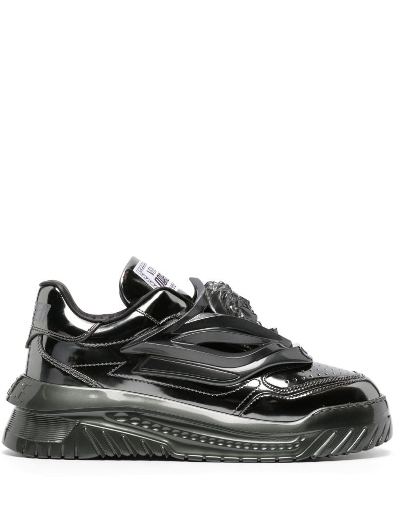 Black Odissea Leather Sneakers