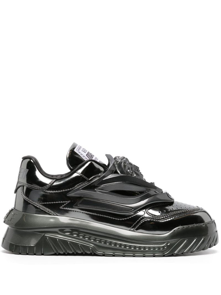 Black Odissea Leather Sneakers