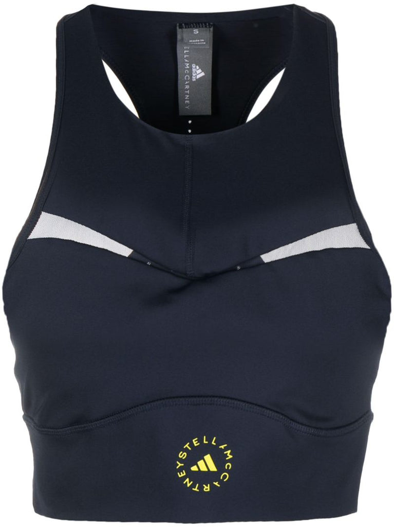 Black Cut-out Training Sports Bra