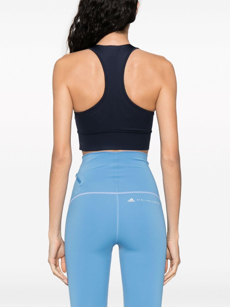 Black Cut-out Training Sports Bra