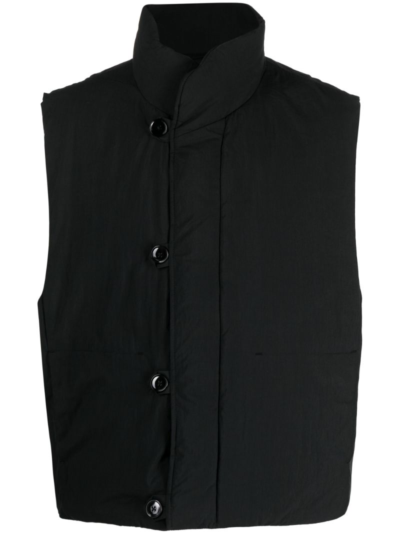 Black Padded Gilet