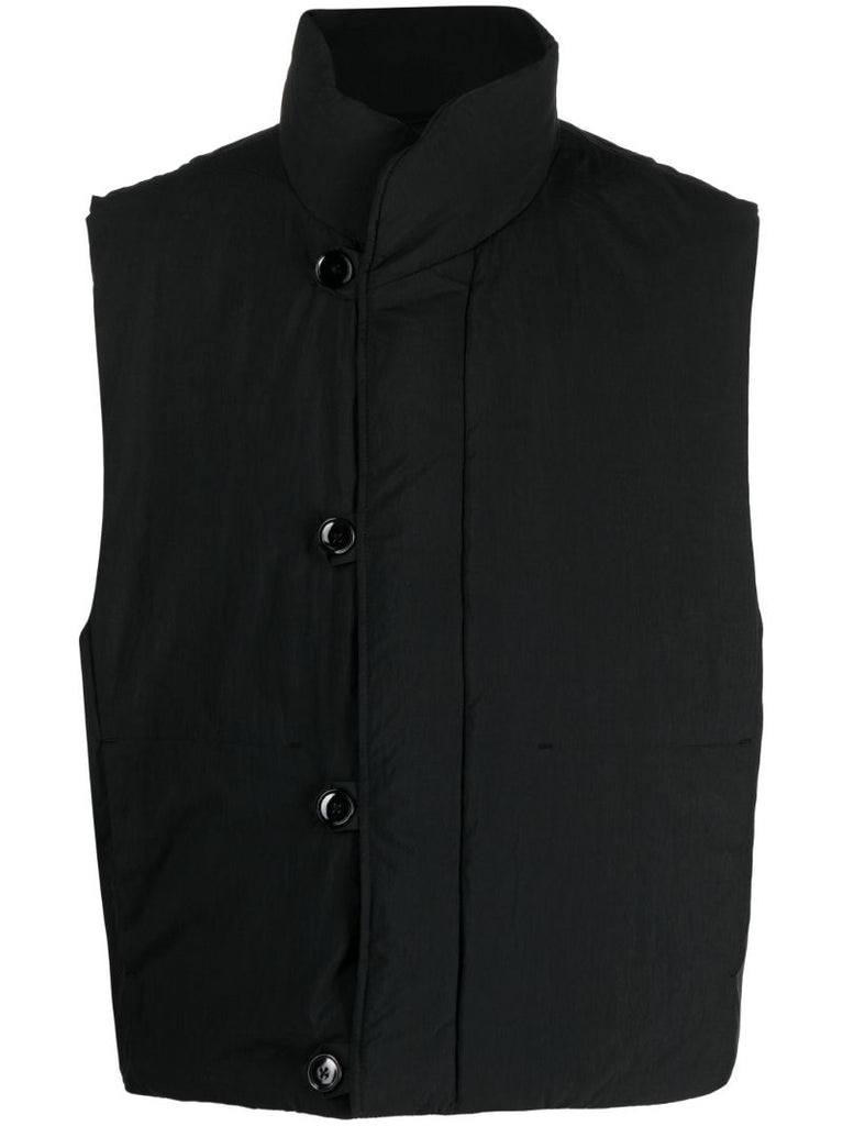 Black Padded Gilet