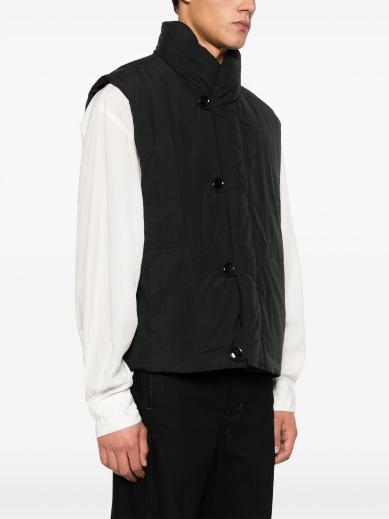 Black Padded Gilet