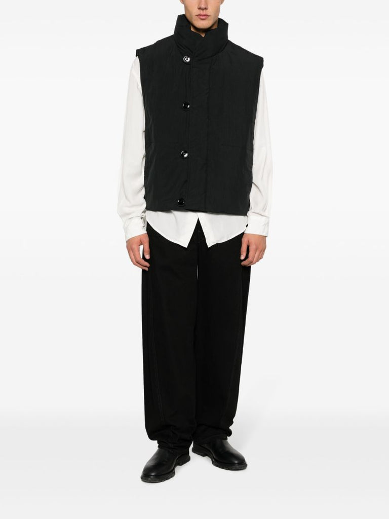 Black Padded Gilet