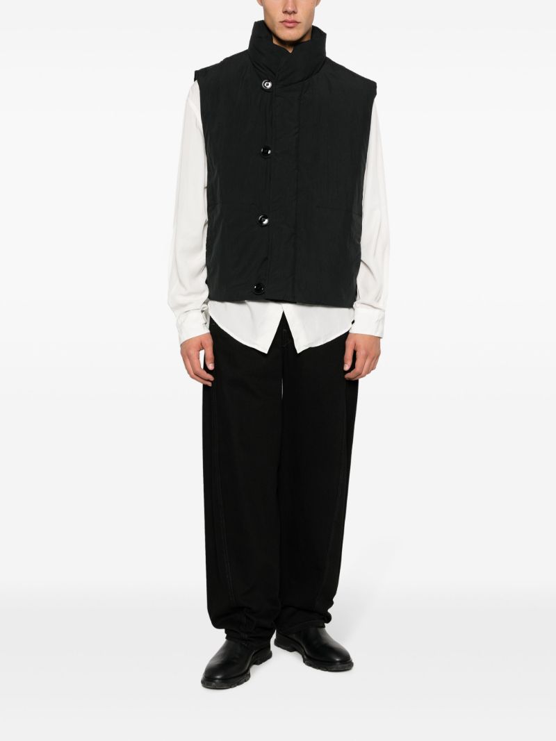 Black Padded Gilet