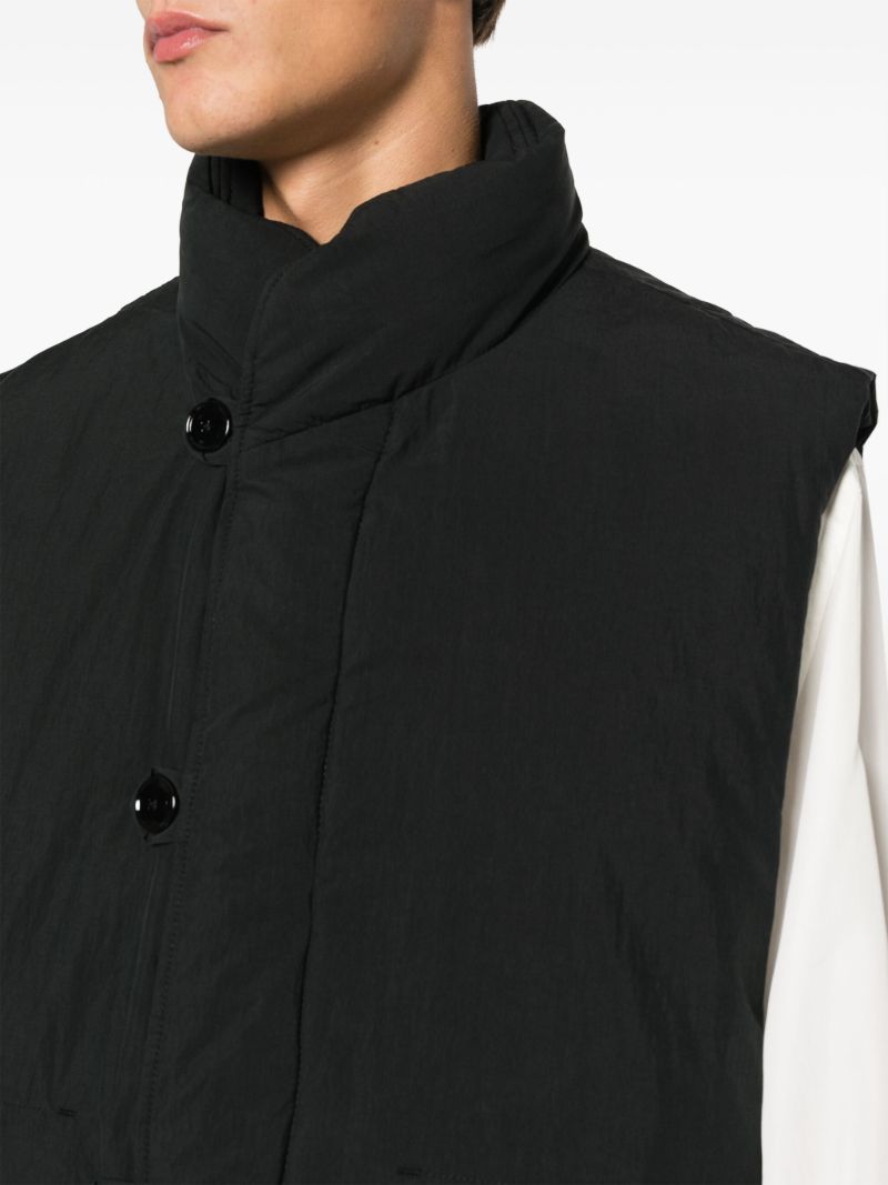 Black Padded Gilet