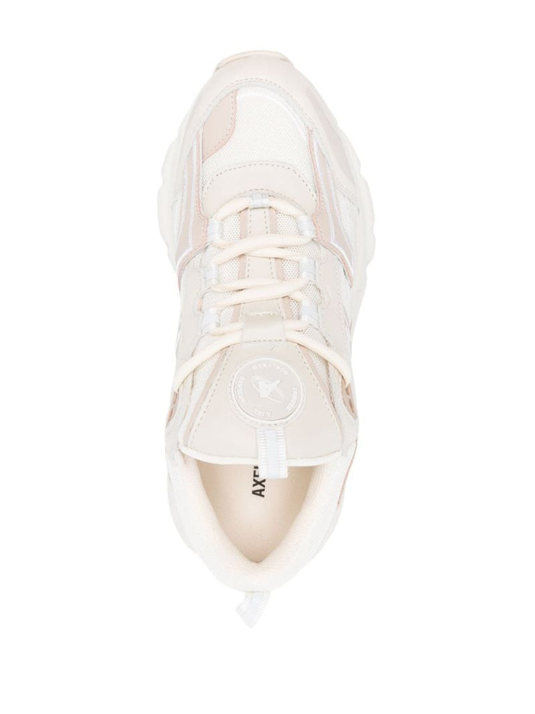 White Marathon R-trail Panelled Sneakers