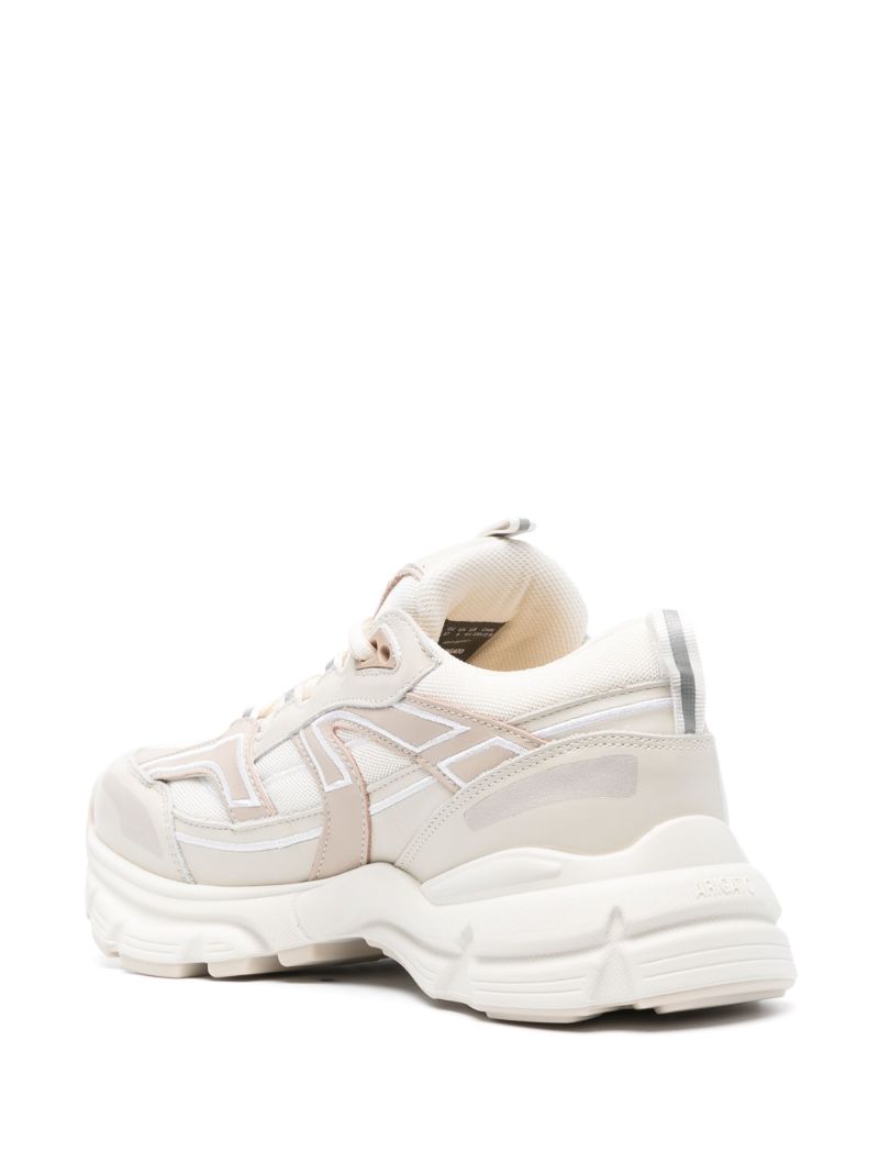 White Marathon R-trail Panelled Sneakers