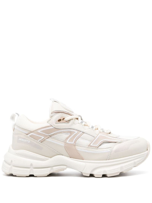 White Marathon R-trail Panelled Sneakers