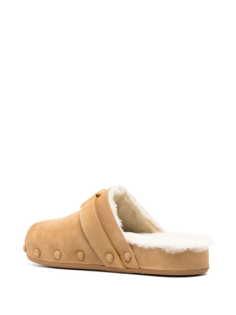 Neutral Marcie Leather Mules