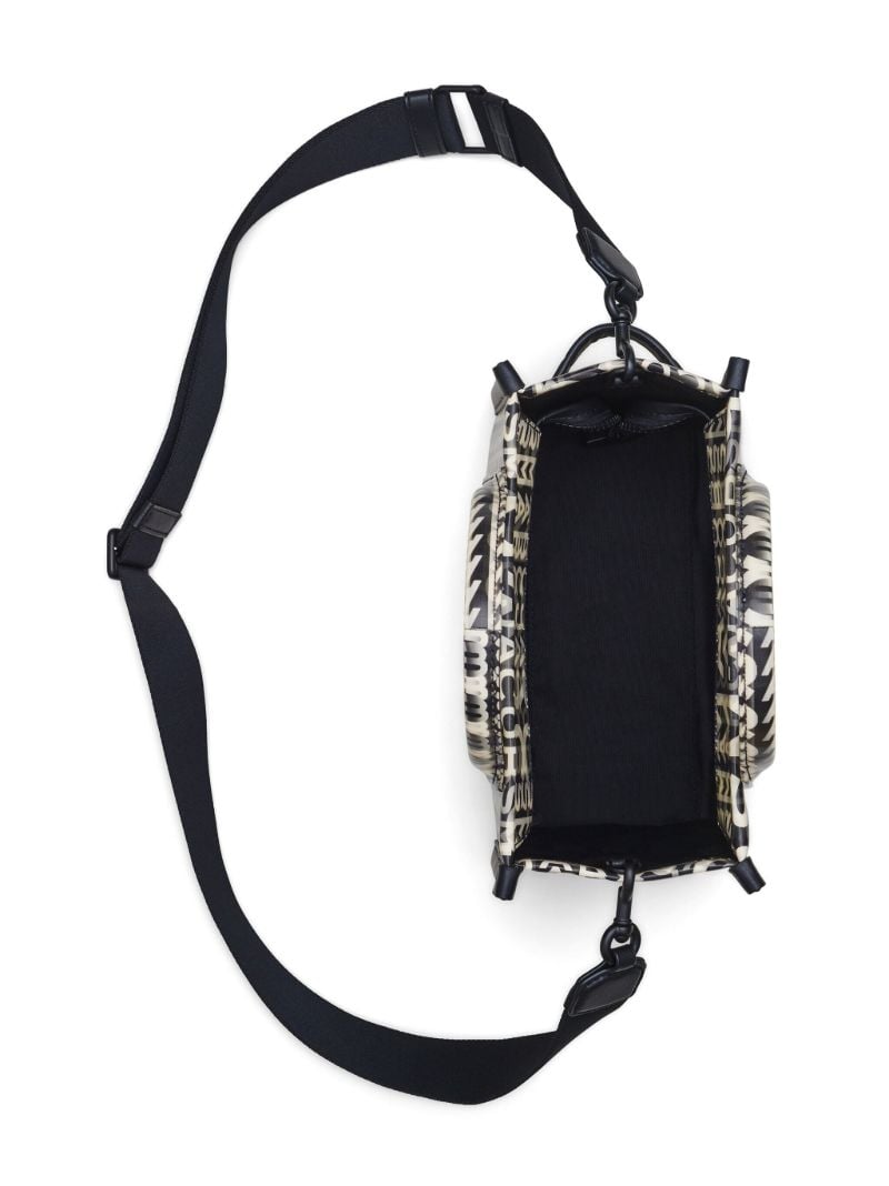 Black the Small Monogram-lenticular Tote Bag