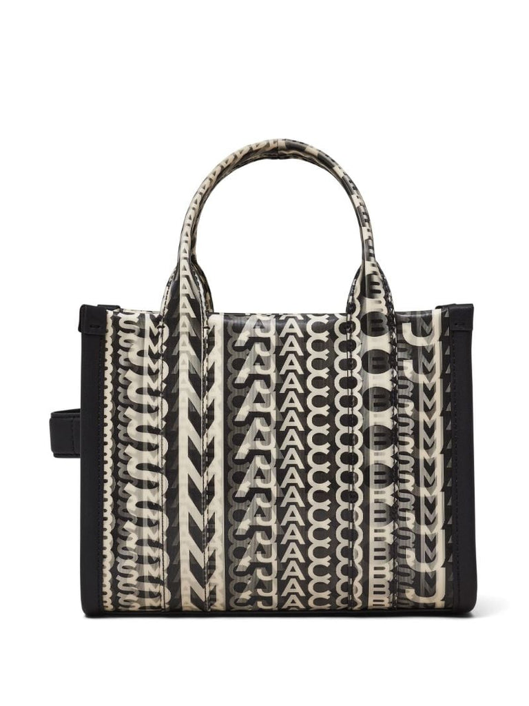 Black the Small Monogram-lenticular Tote Bag