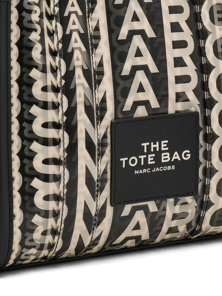 Black the Small Monogram-lenticular Tote Bag