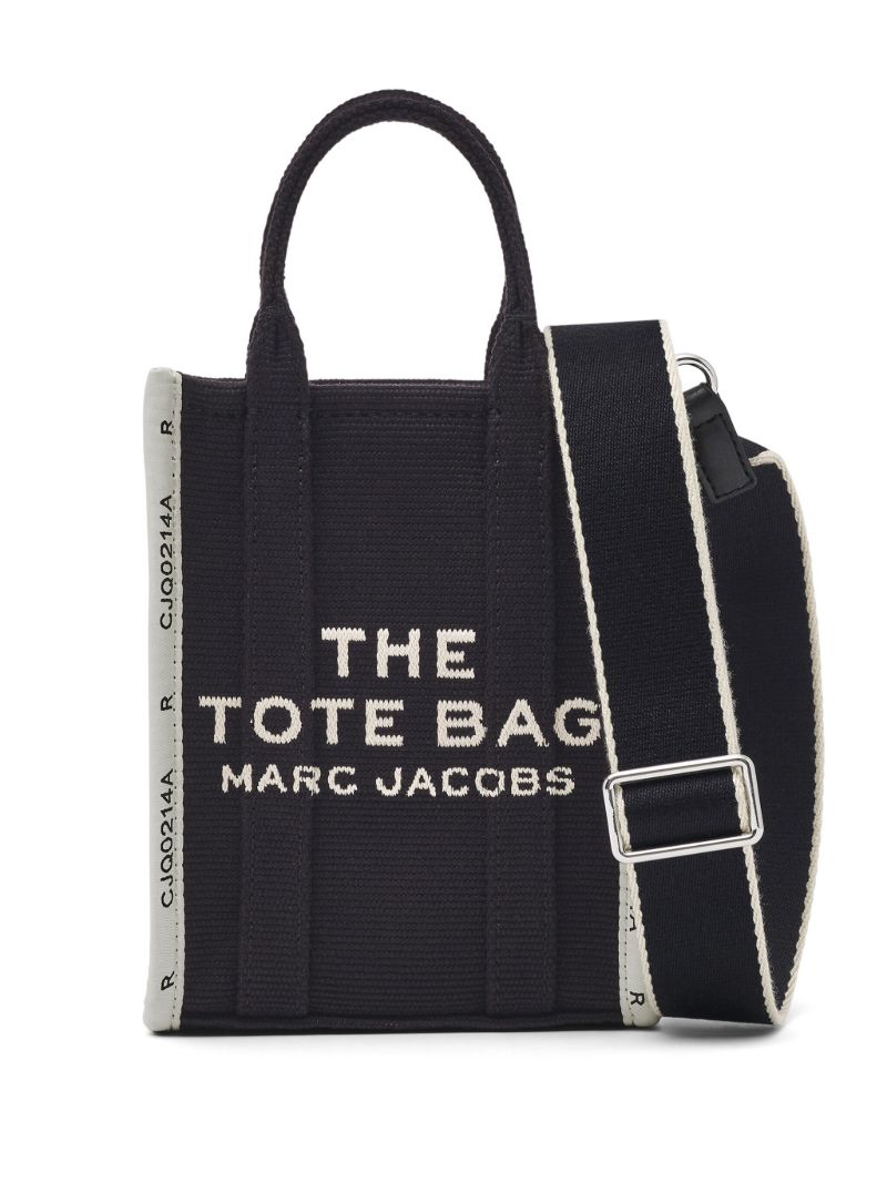Black the Jacquard Mini Tote Bag
