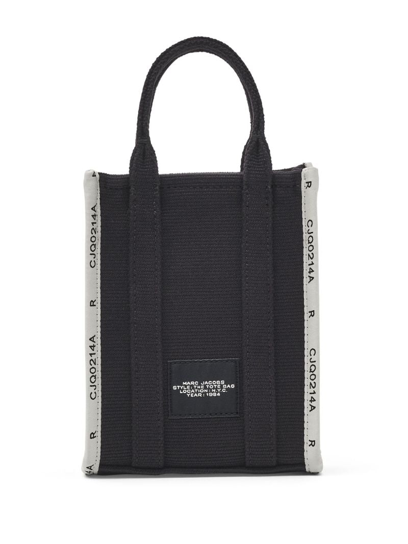 Black the Jacquard Mini Tote Bag