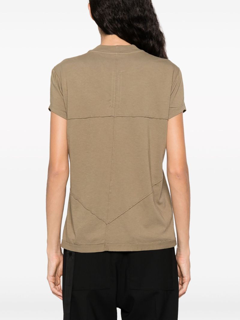 Green Stitch Detailed T-shirt