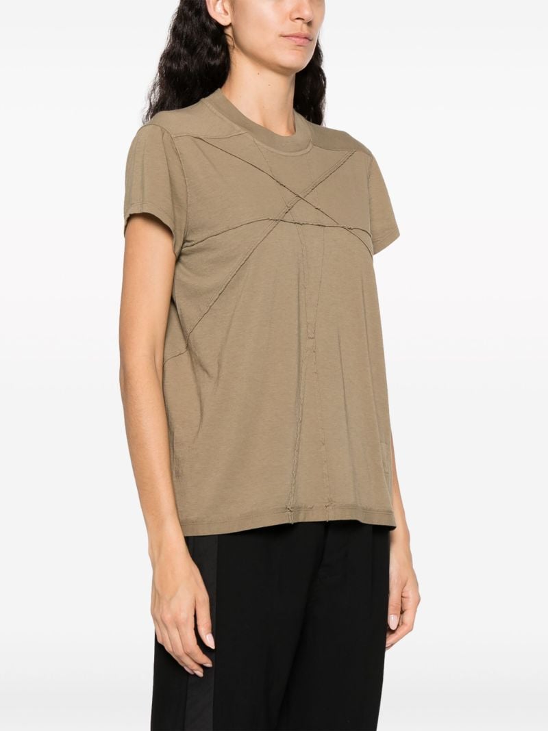 Green Stitch Detailed T-shirt