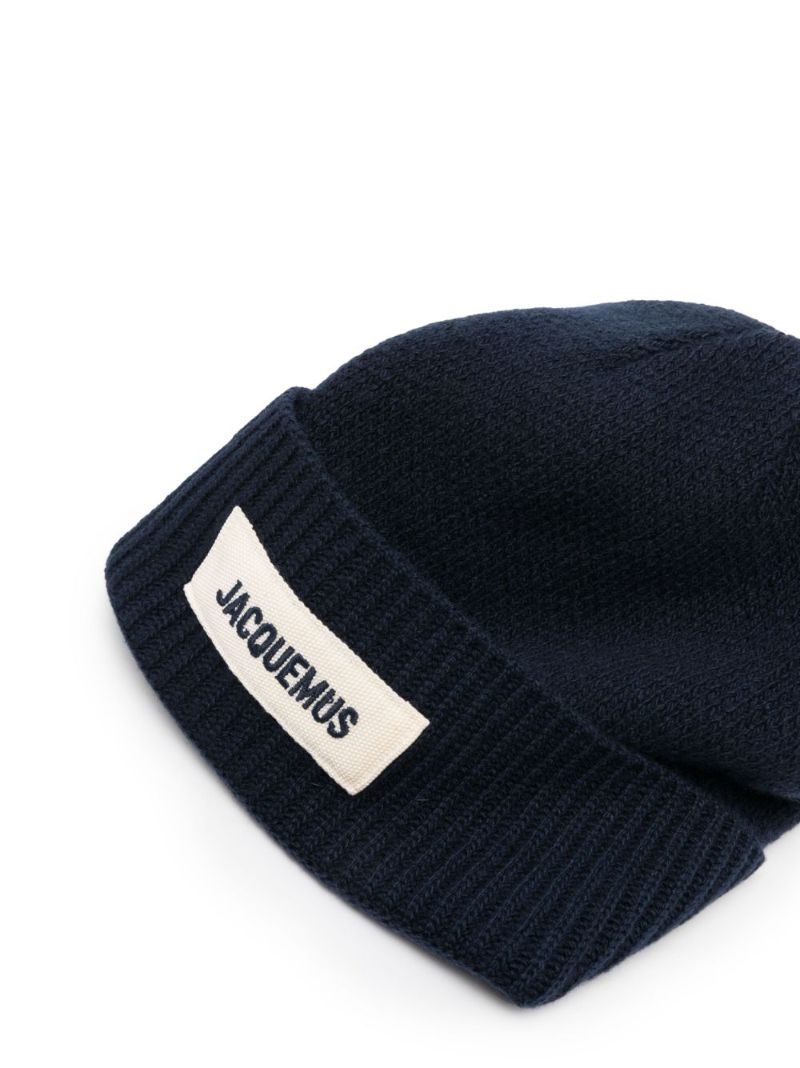 Blue Le Bonnet Wool Beanie