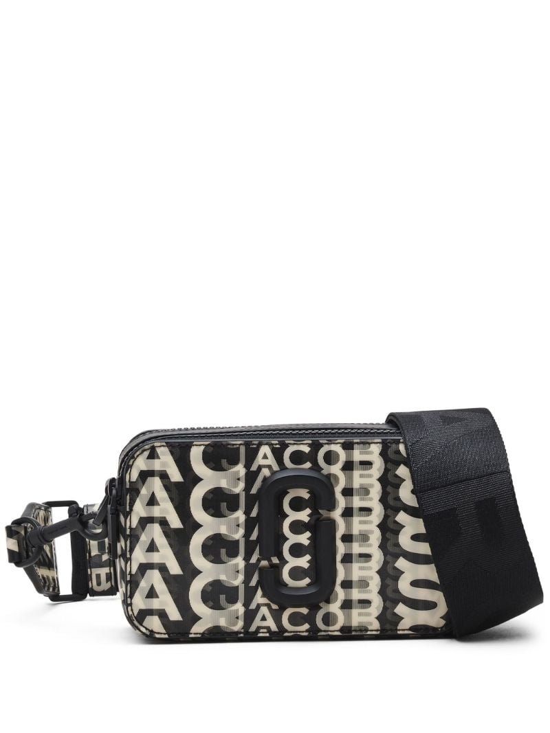 Black the Monogram Lenticular Snapshot Cross Body Bag