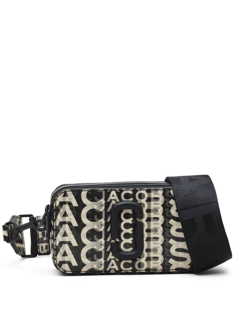 Black the Monogram Lenticular Snapshot Cross Body Bag