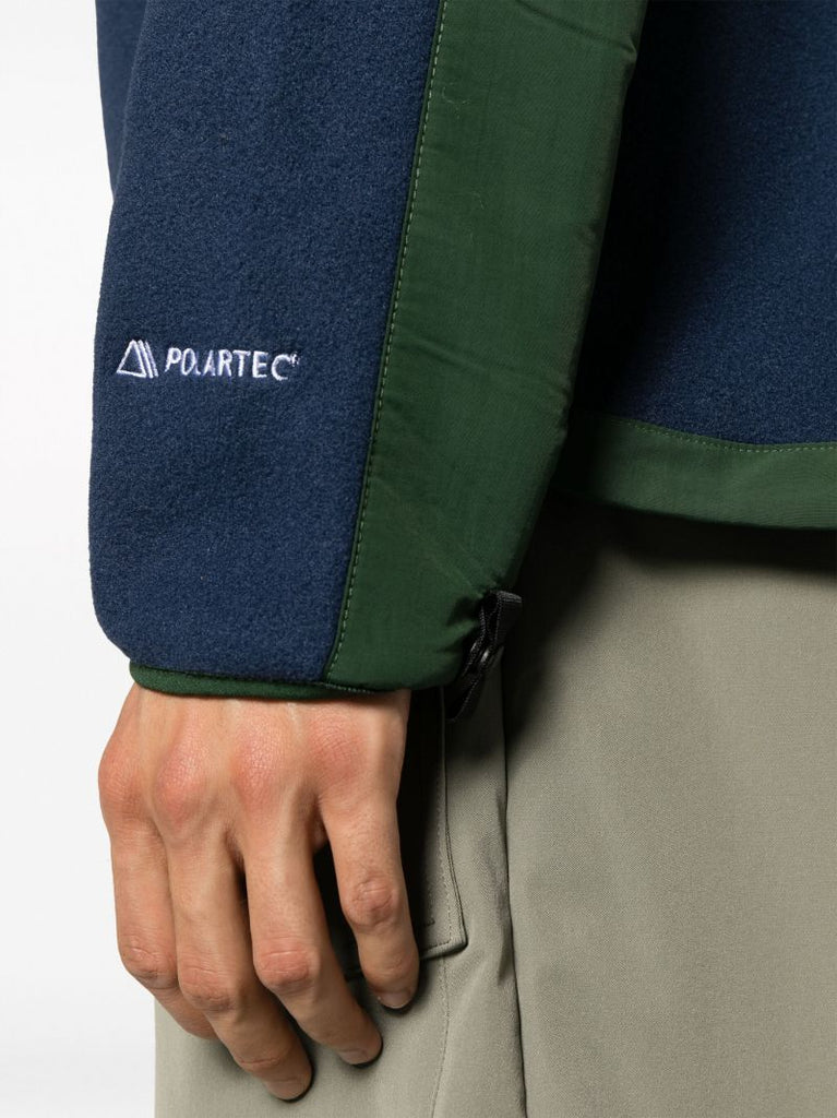 Blue Denali Logo-print Panelled Jacket