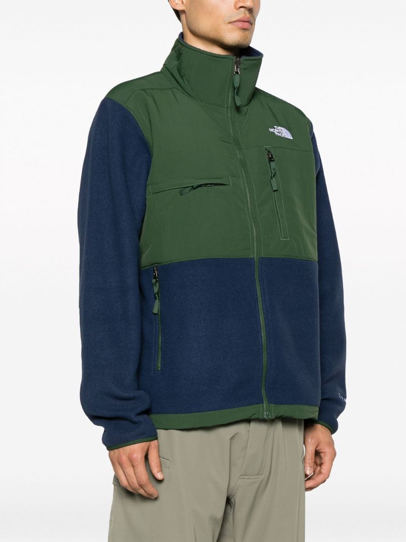Blue Denali Logo-print Panelled Jacket