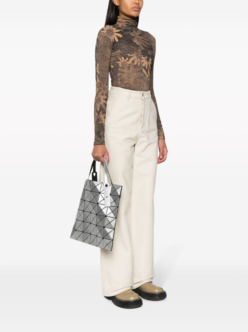 Silver-tone Lucent Tote Bag
