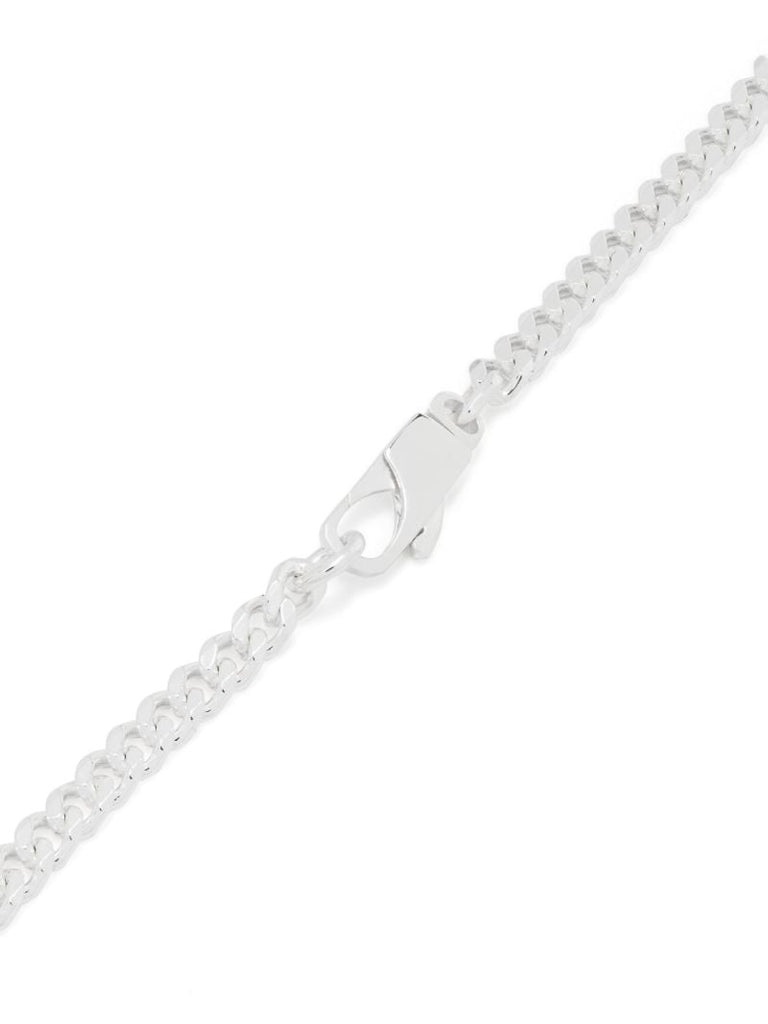 Sterling Silver Diagonal Interlocking G Necklace