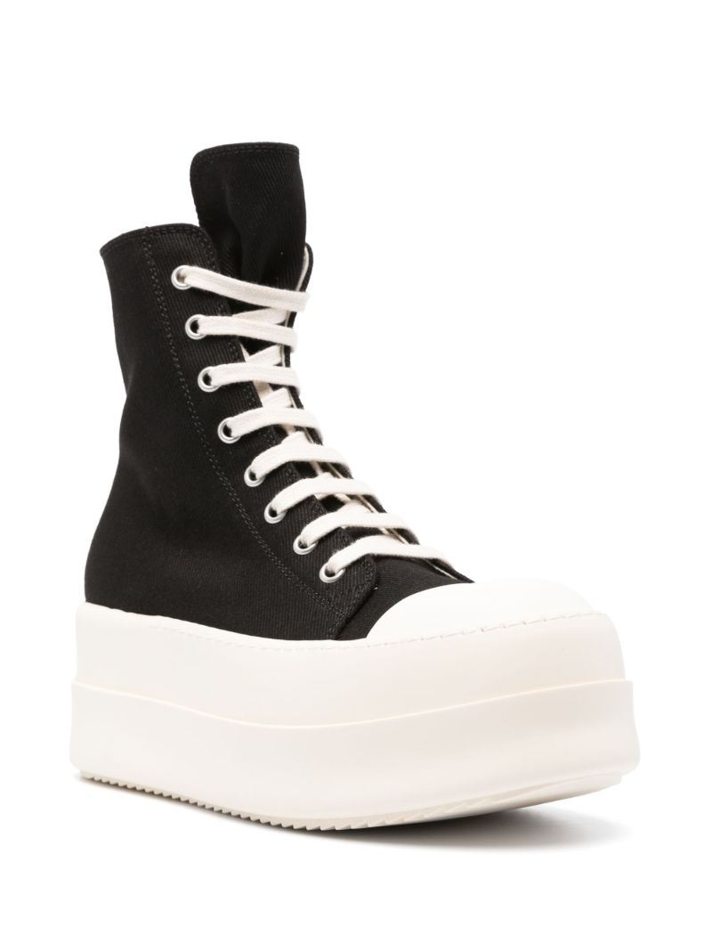 Black Double Bumper Sneakers