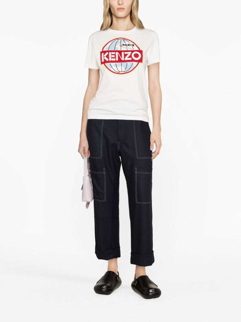 White World Graphic Print T-shirt