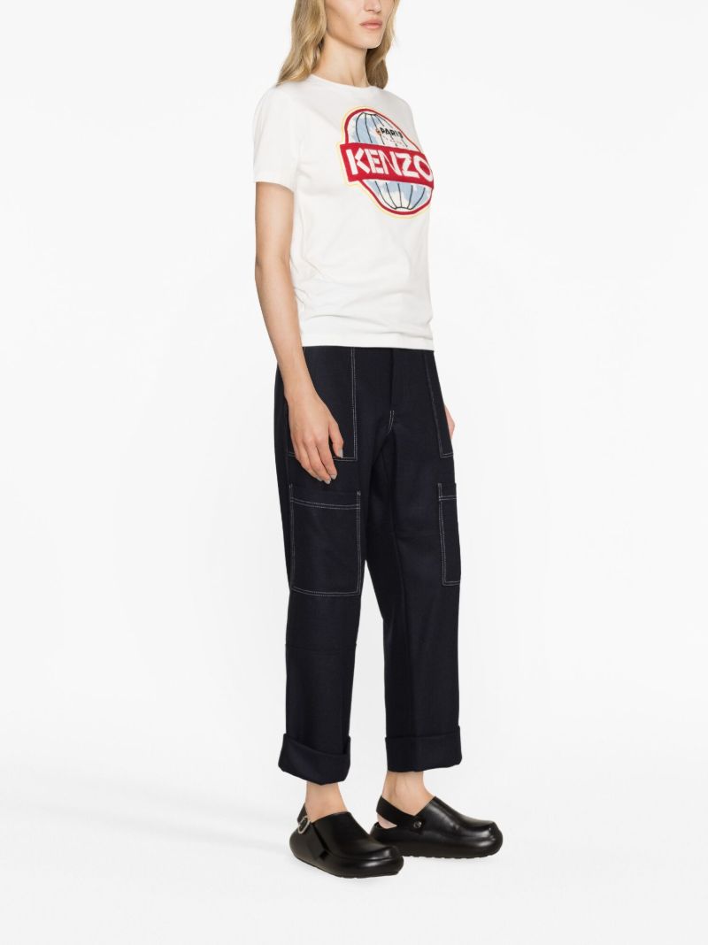 White World Graphic Print T-shirt