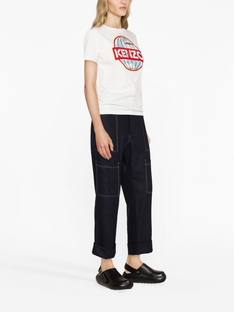 White World Graphic Print T-shirt