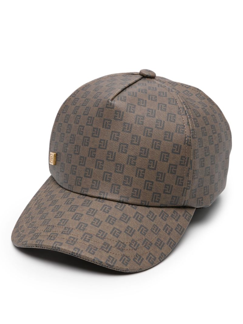 Brown Mini Monogram-print Baseball Cap