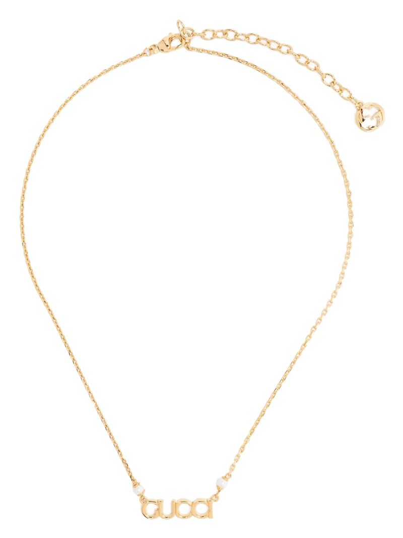 Gold-tone Gucci Letter Necklace
