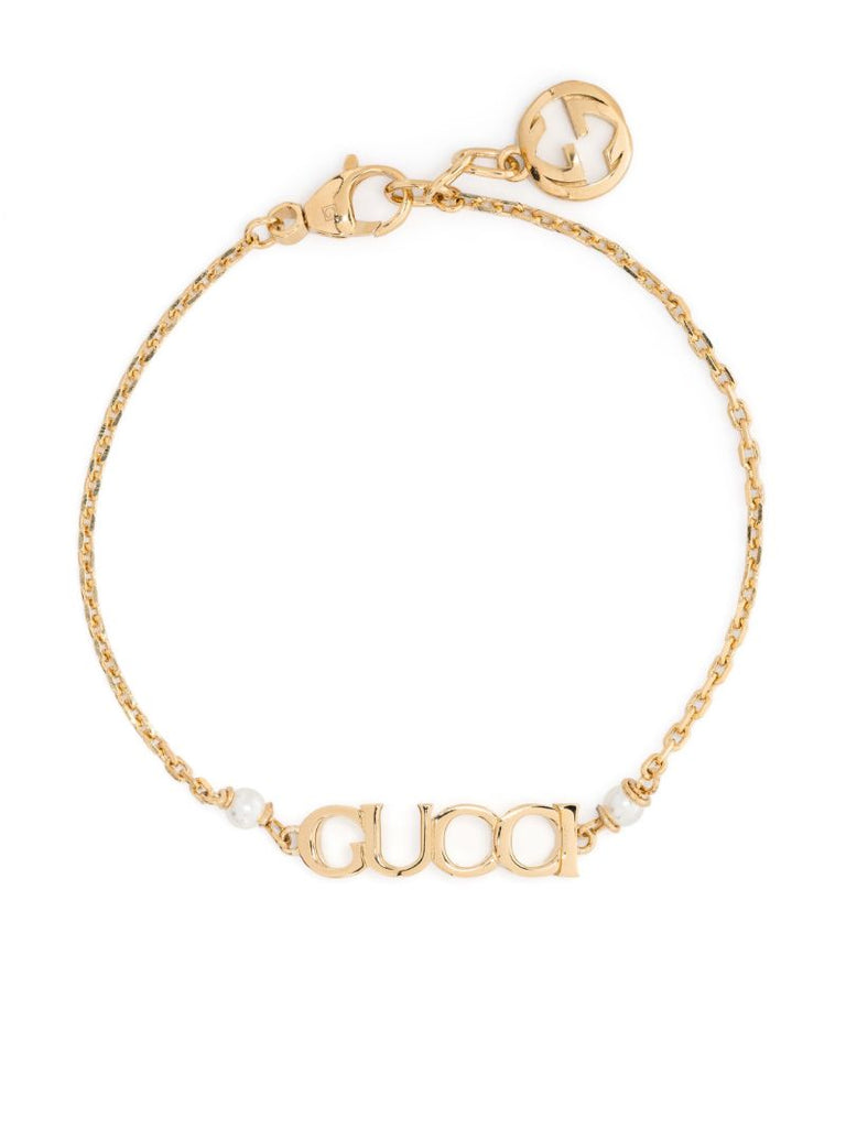 Gold-tone Gucci Letter Bracelet