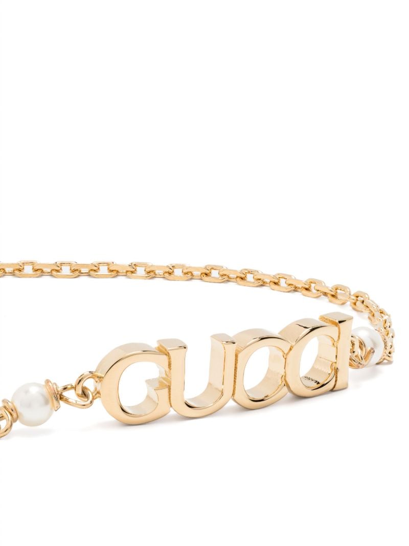 Gold-tone Gucci Letter Bracelet