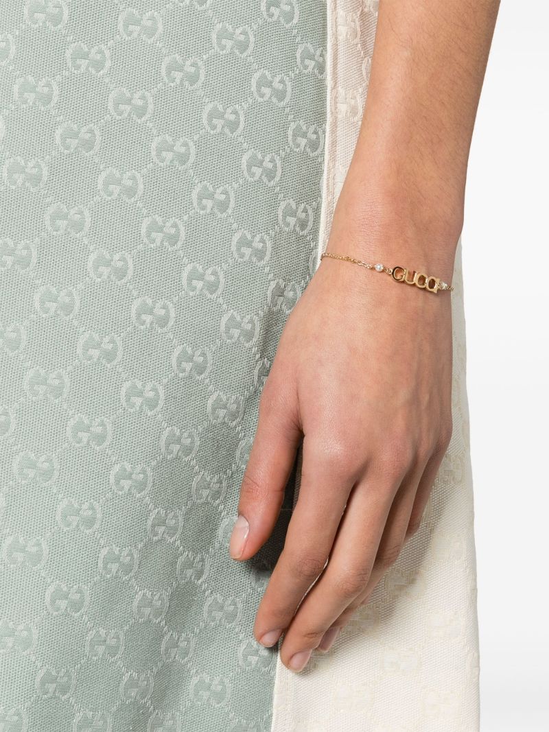 Gold-tone Gucci Letter Bracelet