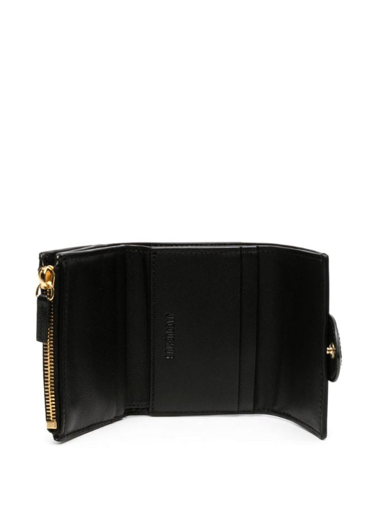Black Le Compact Bambino Wallet
