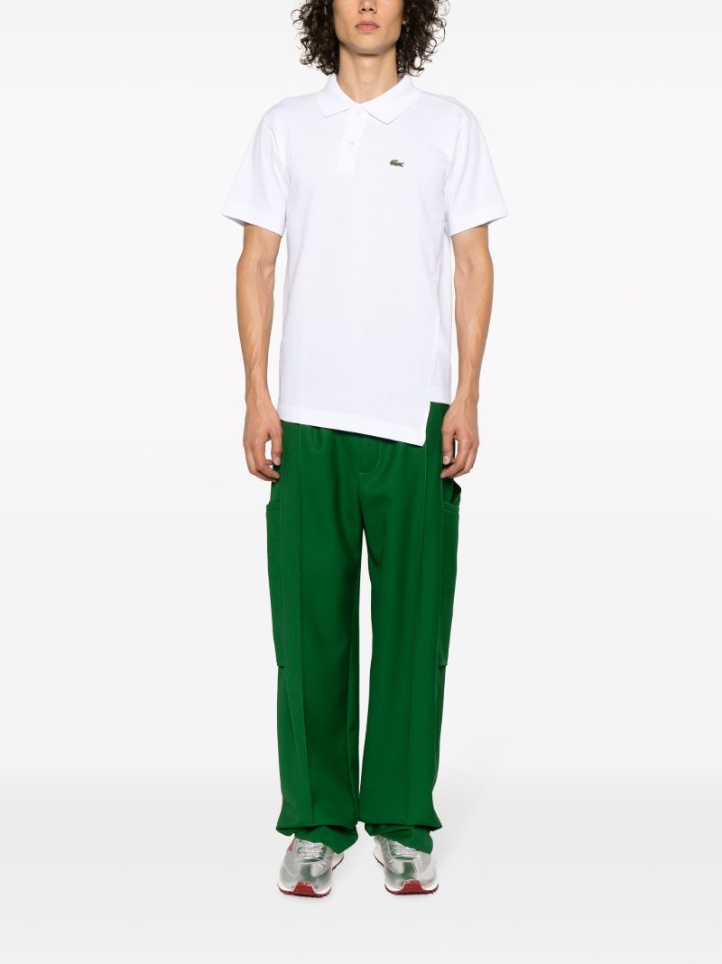 X Lacote Asymmetric Cotton Polo Shirt