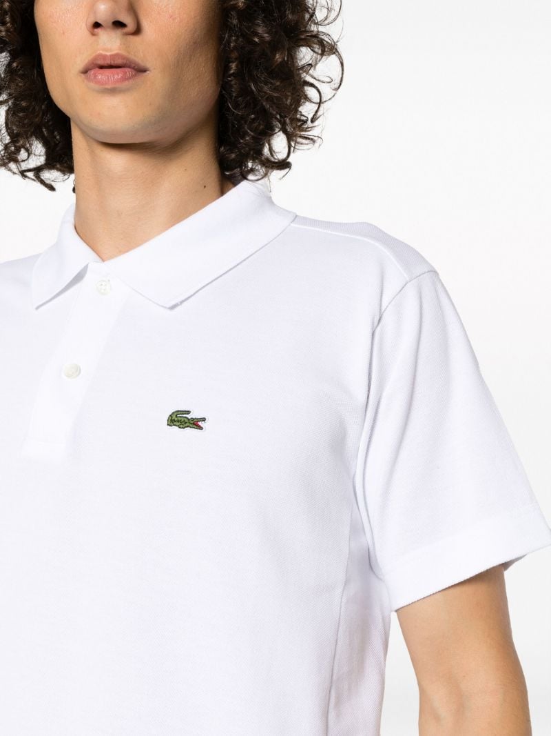 X Lacote Asymmetric Cotton Polo Shirt
