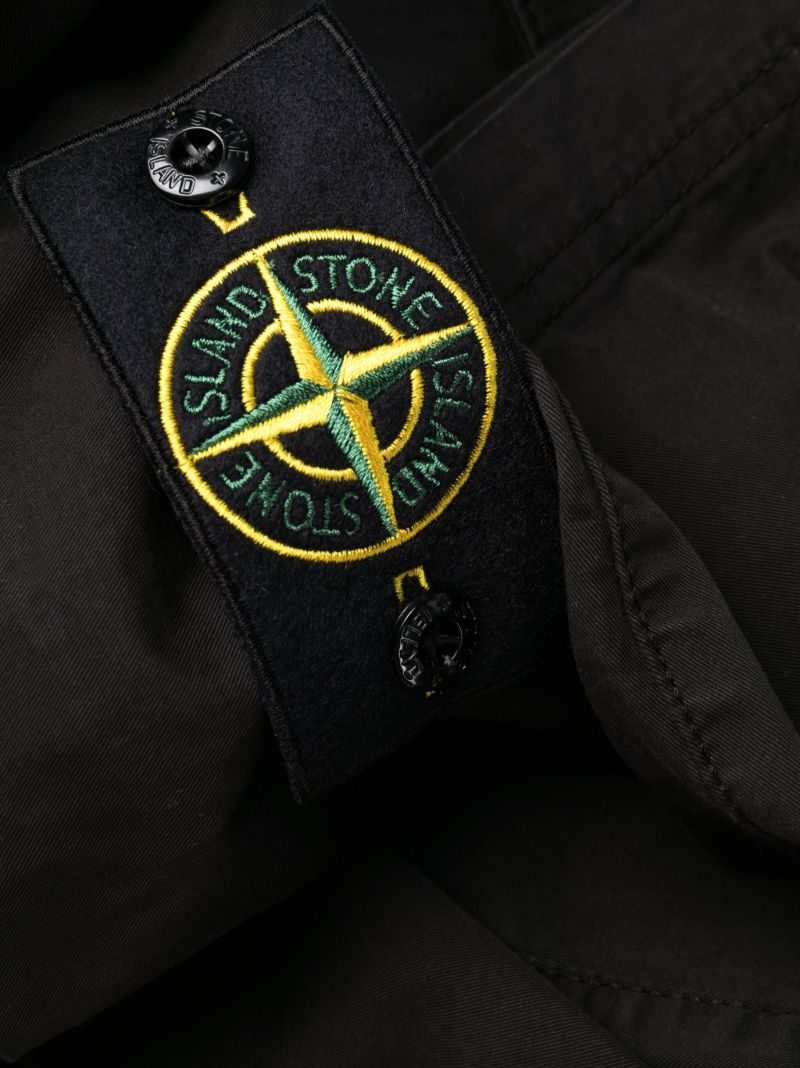 Black Cotton Cargo Pants
