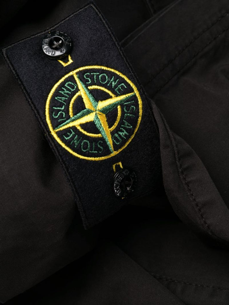 Black Cotton Cargo Pants