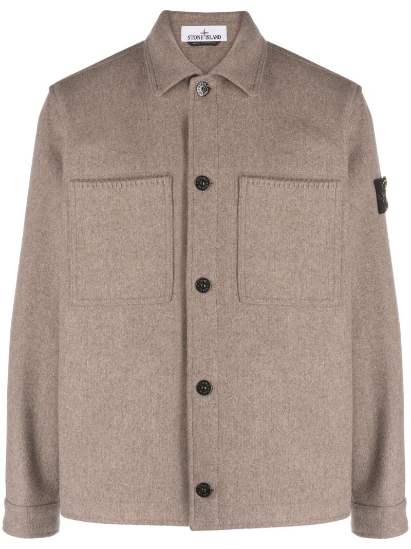 Grey Panno Speciale Shirt Jacket